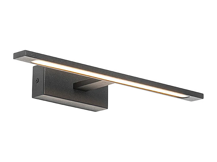 Applique noire 41,5 cm avec LED IP44 - Jerre