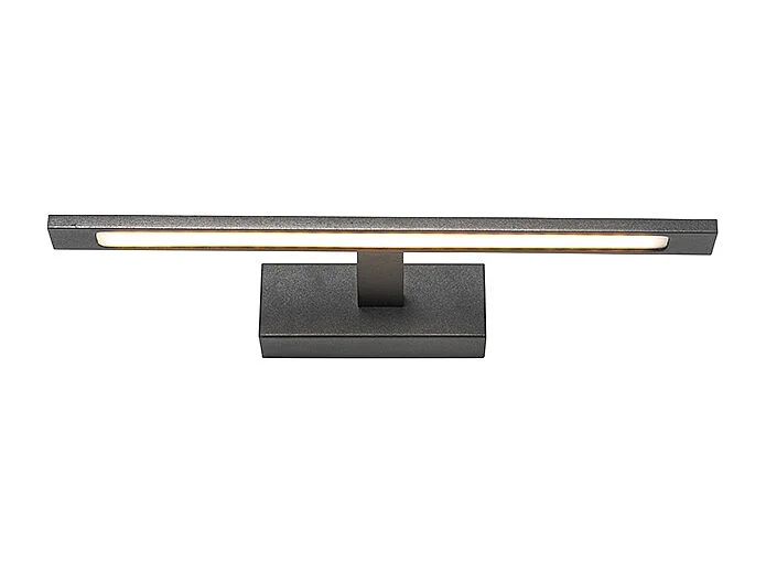 Applique murale moderne noire 41,5 cm avec LED IP44 - Jerre