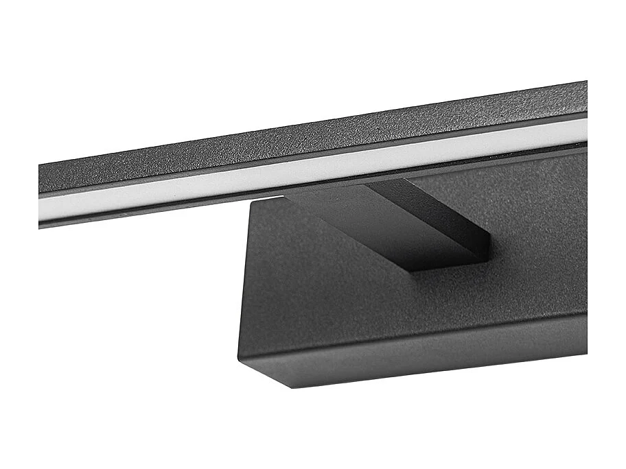 Applique murale moderne noire 41,5 cm avec LED IP44 - Jerre