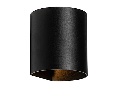 Applique murale moderne noire avec effet de lumière - Sabbio