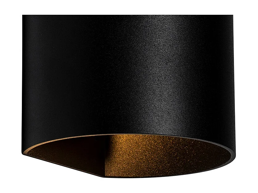 Applique murale moderne noire avec effet de lumière - Sabbio