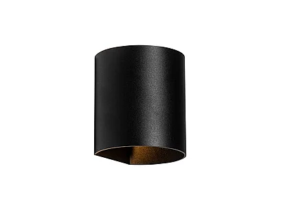 Applique murale moderne noire avec effet de lumière - Sabbio