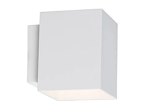 Applique murale blanche carrée - Sola