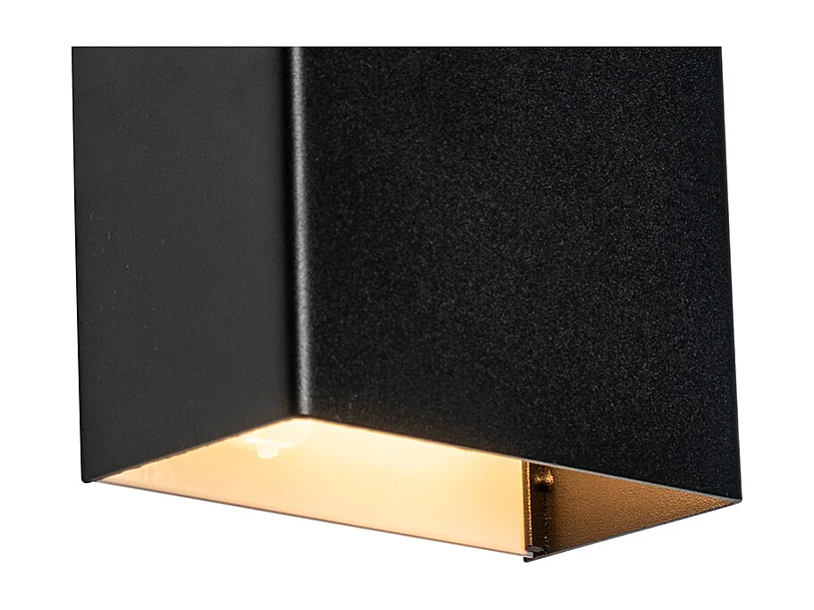 Applique murale moderne noire 2 lumières - Otan S