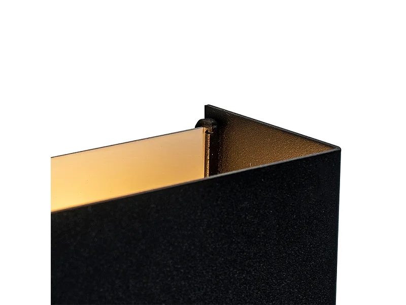 Applique murale moderne noire 2 lumières - Otan S