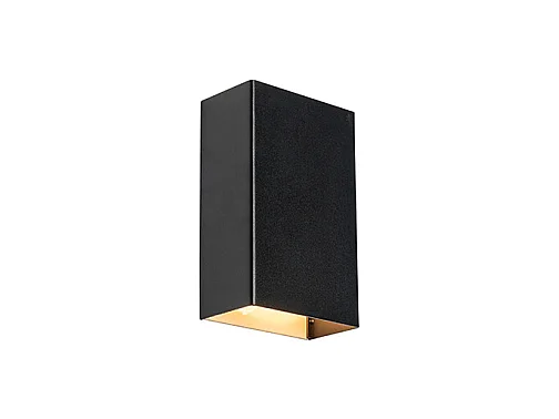 Applique murale moderne noire 2 lumières - Otan S