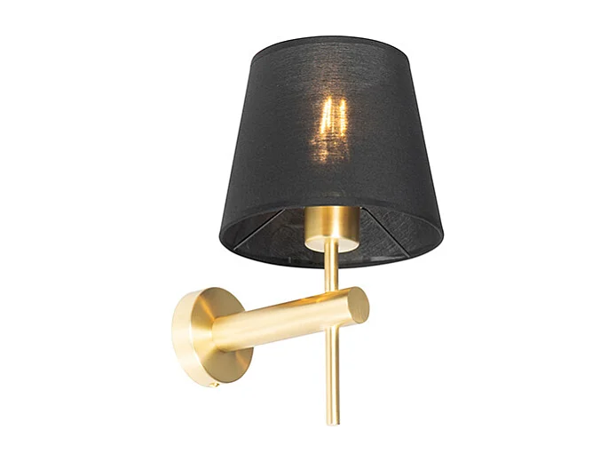 Applique moderne noire avec or - Pluk