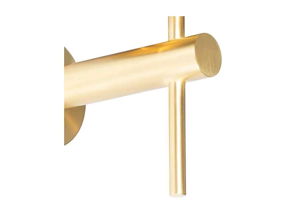 Applique murale moderne en laiton avec noir - Pluk