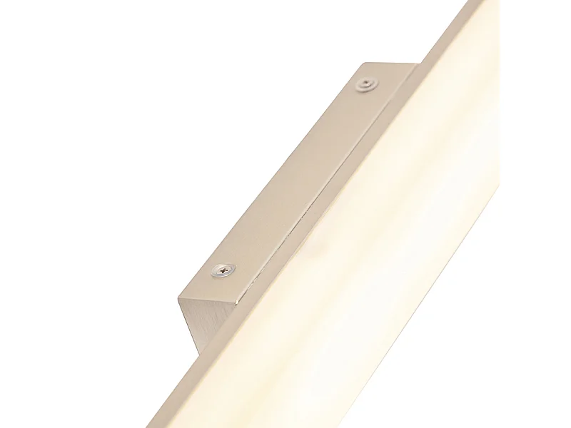 Applique de salle de bain moderne acier 92 cm IP44 - Cascada