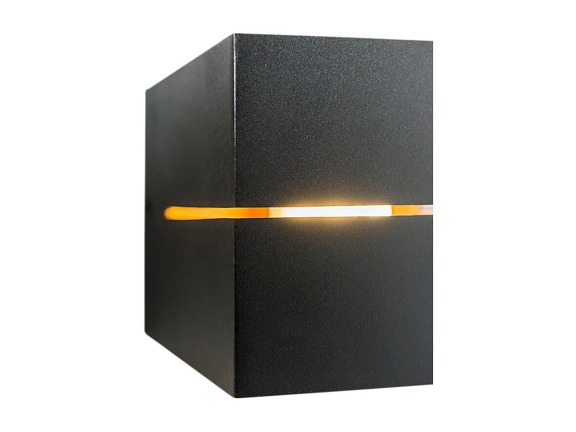 Set de 4 appliques modernes noires et dorées 2 lumières - Transfer Groove