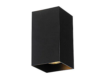 Applique murale carrée design noire - Sabbir