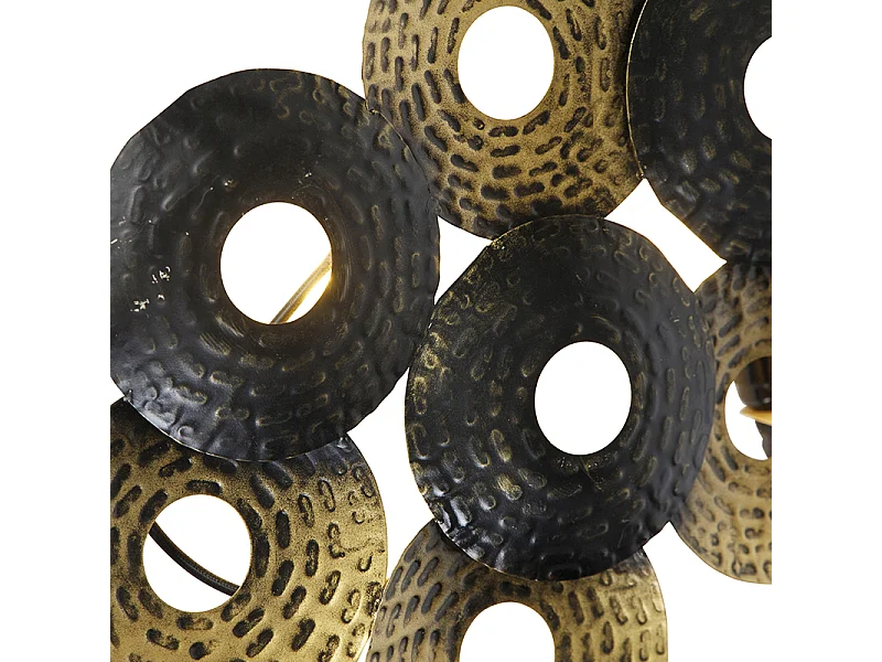 Applique orientale or antique 3 lumières - Balla