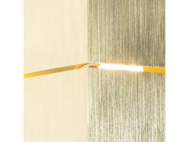 Applique murale moderne dorée 9,7 cm - Transfer Groove