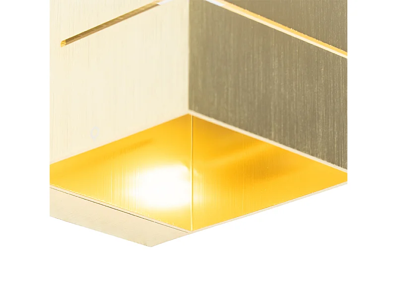 Applique murale moderne dorée 9,7 cm - Transfer Groove