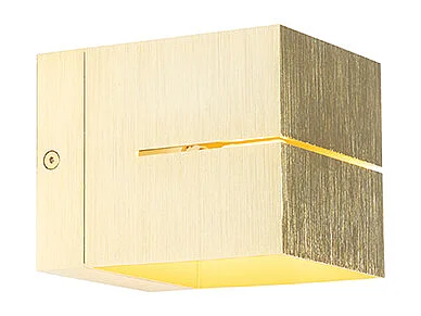 Applique murale moderne dorée 9,7 cm - Transfer Groove