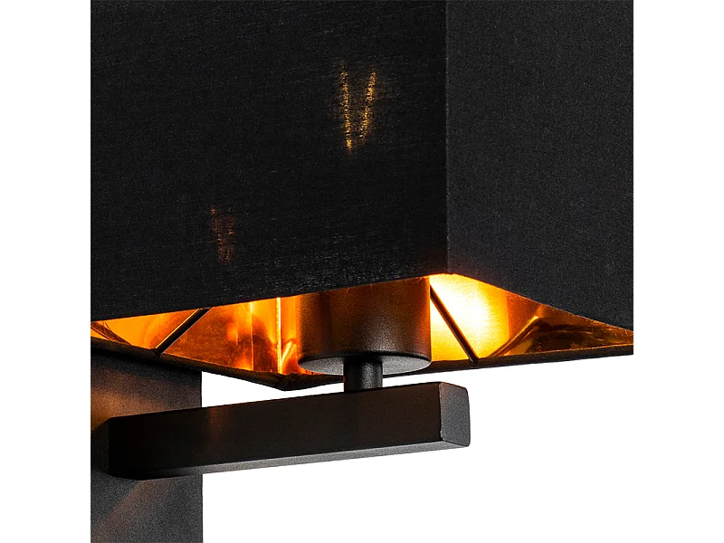 Applique moderne noir avec or - VT 1