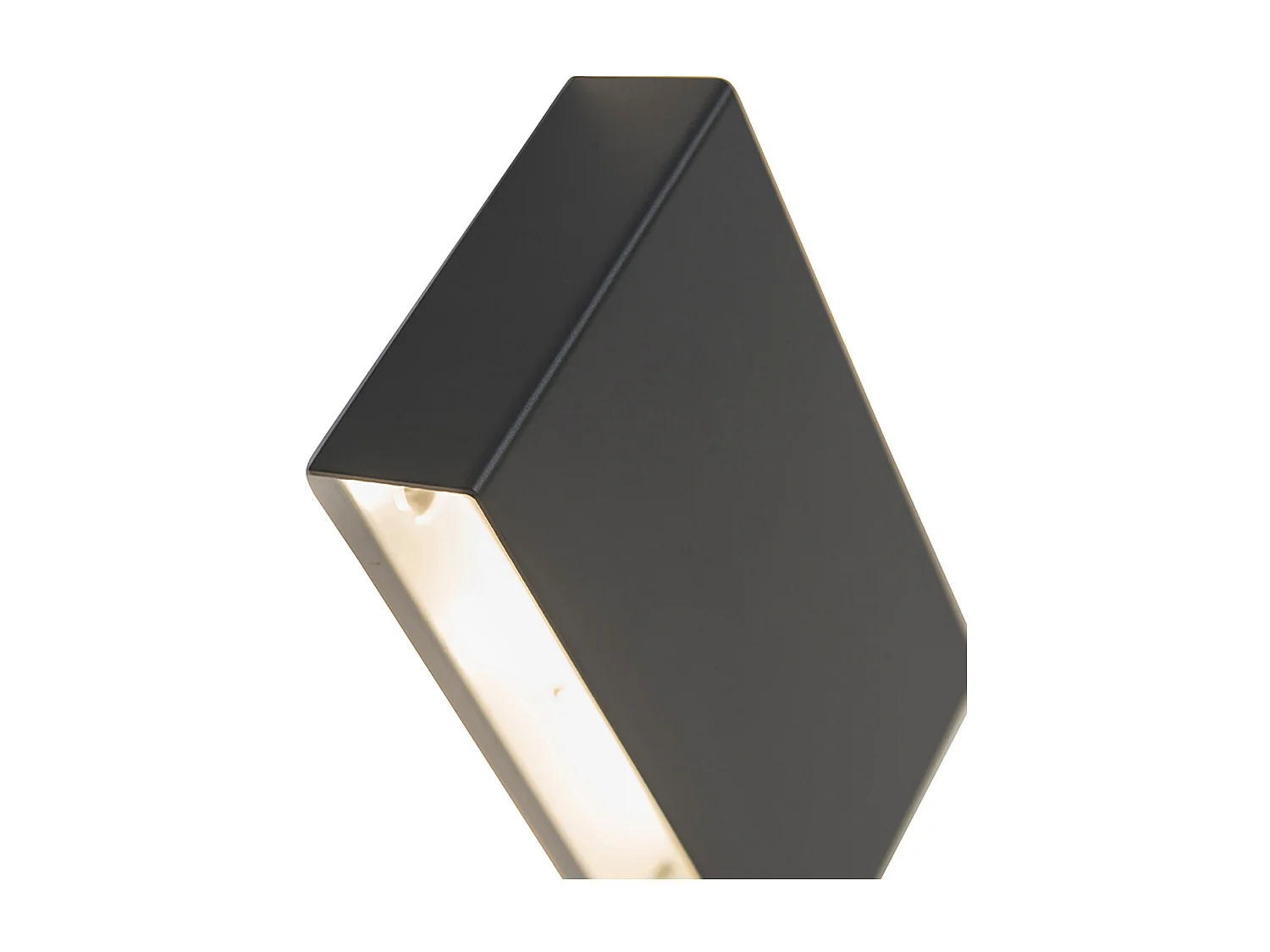 Lot de 2 appliques modernes noires - Otan