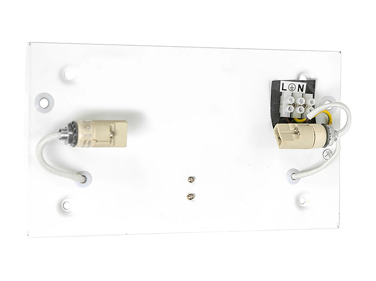 Lot de 2 appliques modernes noires - Otan