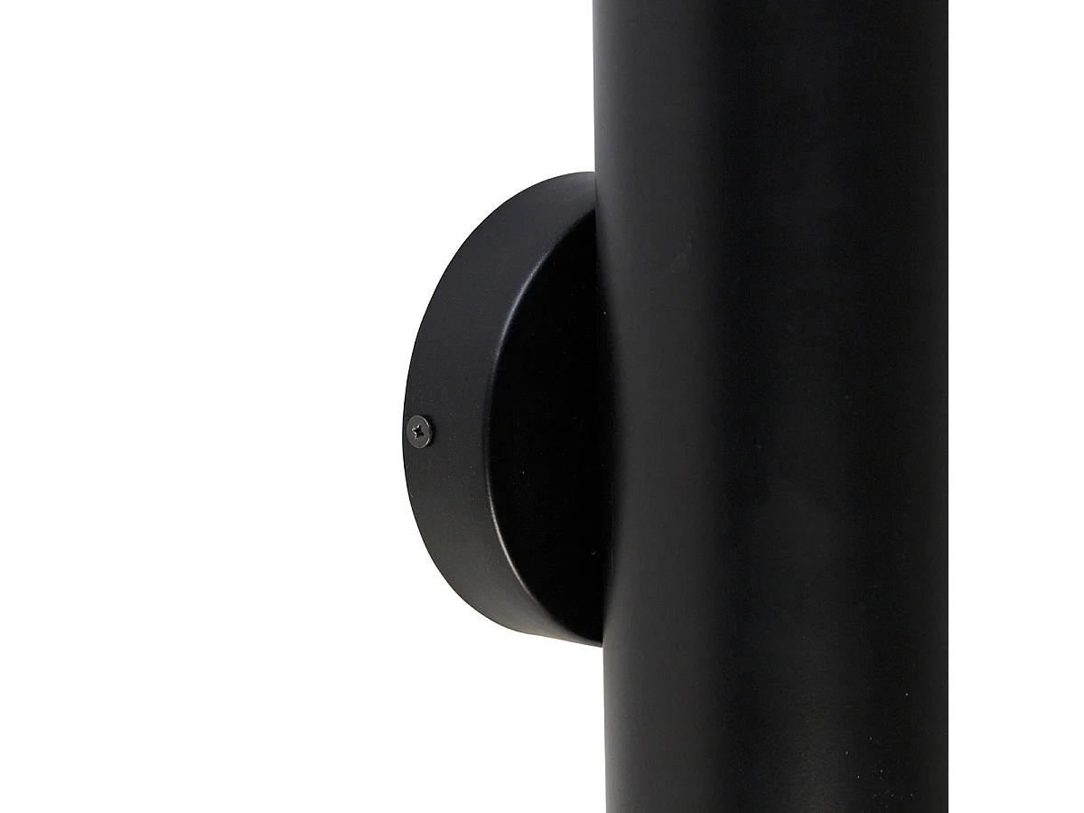 Applique noire avec intérieur doré 2 lumières - Whistle