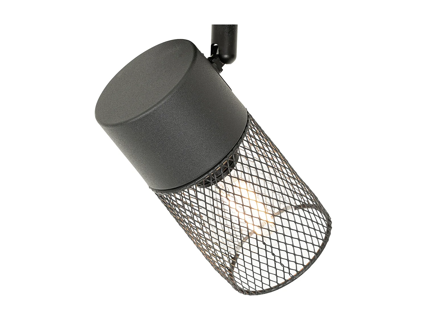 Spot encastré industriel noir orientable - Jim