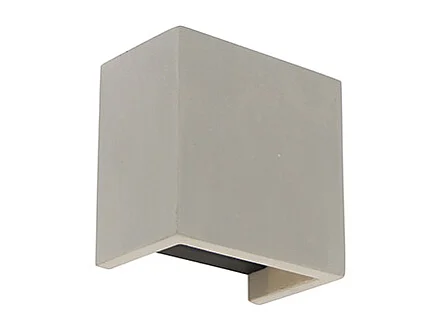 Applique Murale Industrielle en Béton avec Effet Lumineux - Meave