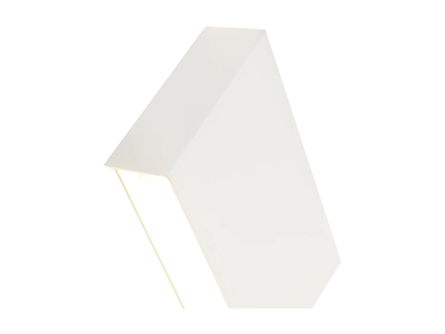 Applique murale moderne blanche rectangulaire à 2 lumières - Otan