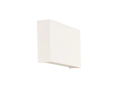 Applique murale moderne blanche rectangulaire à 2 lumières - Otan