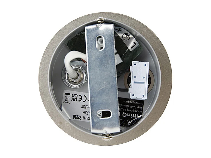 Spot mural orientable et inclinable en acier avec interrupteur - Karin 1