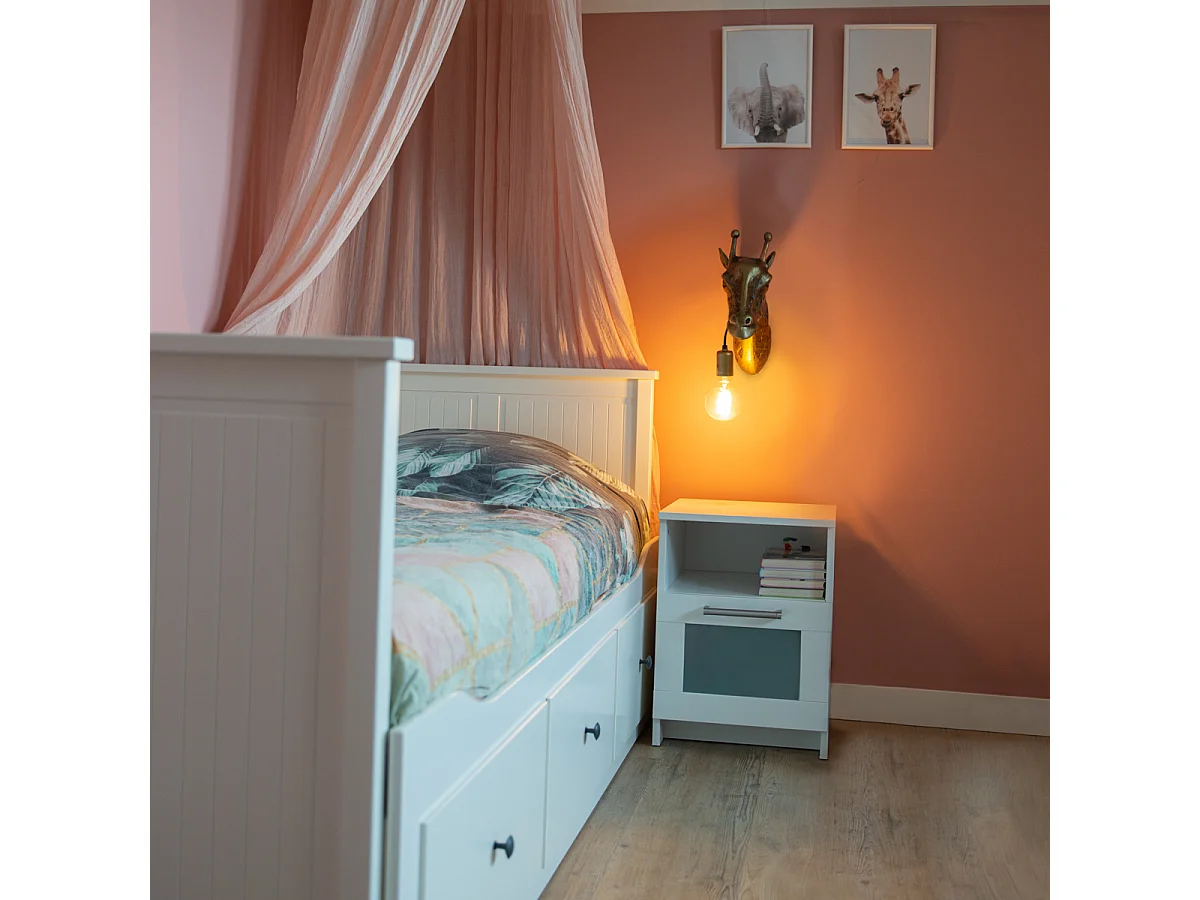 Applique murale vintage en laiton - Animal Girafe