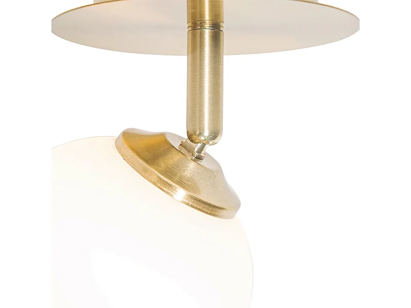 Or spot moderne avec verre opale avec interrupteur - Athènes