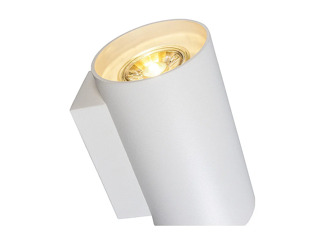 Applique murale moderne ronde blanche 2 lumières - Sandy