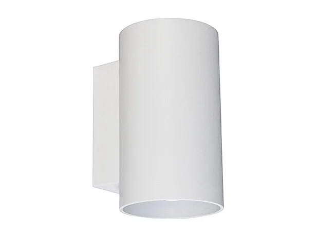 Applique murale moderne ronde blanche 2 lumières - Sandy