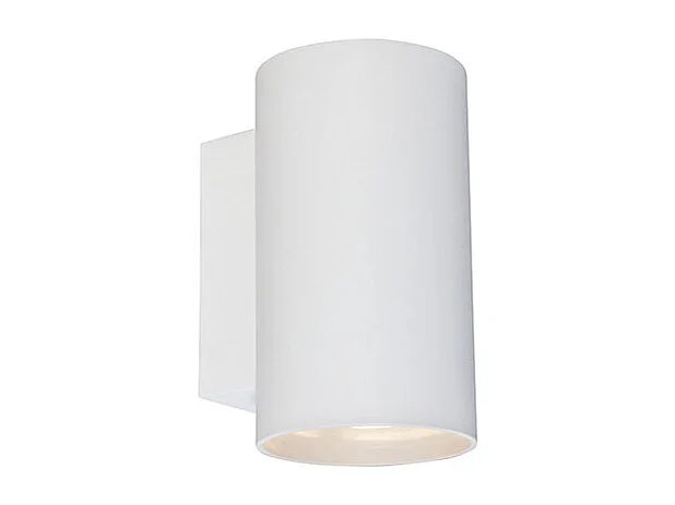 Applique murale moderne ronde blanche 2 lumières - Sandy