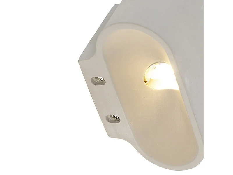 Applique rustique ovale béton - Arles