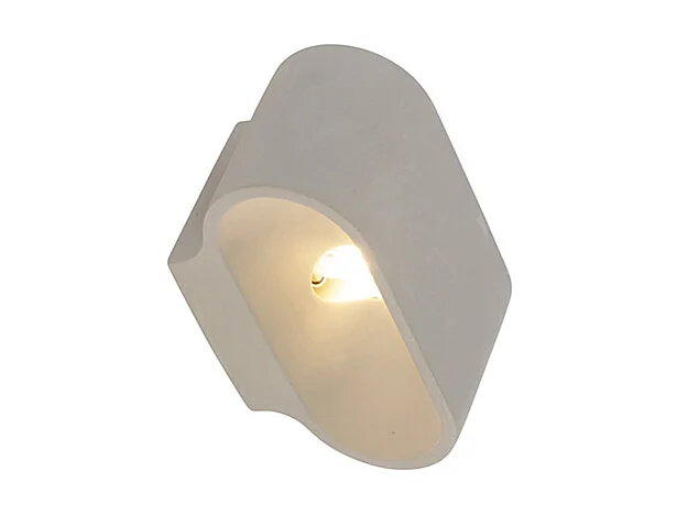 Applique rustique ovale béton - Arles