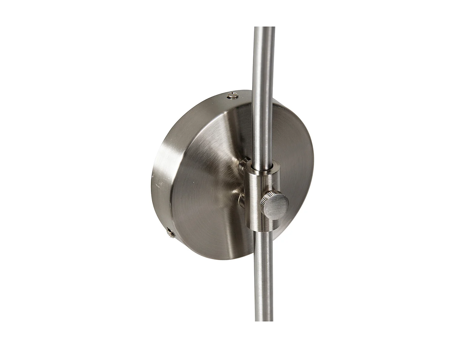 Applique murale rétro en acier avec abat-jour blanc orientable