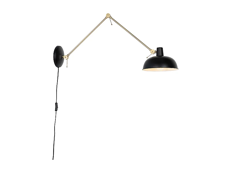 Applique rétro noire et bronze - Milou