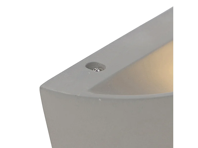 Applique murale rustique en béton semi-circulaire - Adelaide