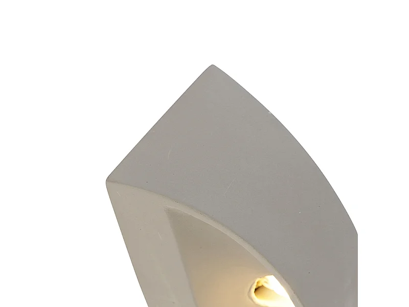 Applique murale rustique en béton semi-circulaire - Adelaide