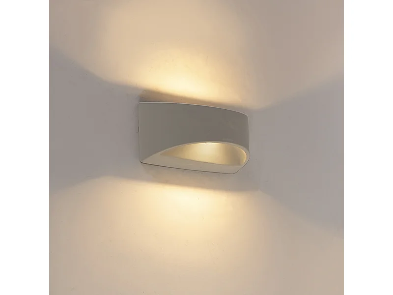 Applique murale rustique en béton semi-circulaire - Adelaide