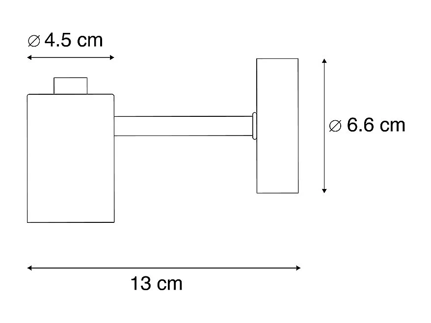 Applique murale Art Déco dorée inclinable - Facil