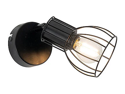 Applique moderne en acier noir réglable - Botu