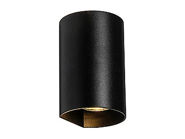 Applique murale ronde design noire - Sabbir