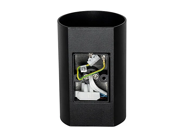 Applique murale design noire ronde GU10 50mm - Sabbir