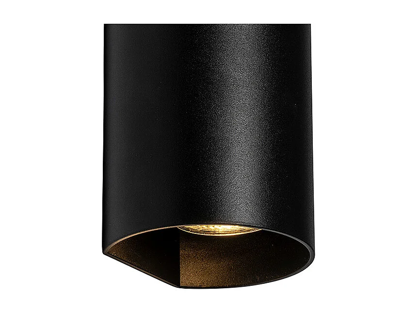 Applique murale ronde design noire - Sabbir