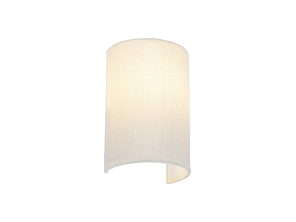 Applique moderne blanc - Simple Drum Jute