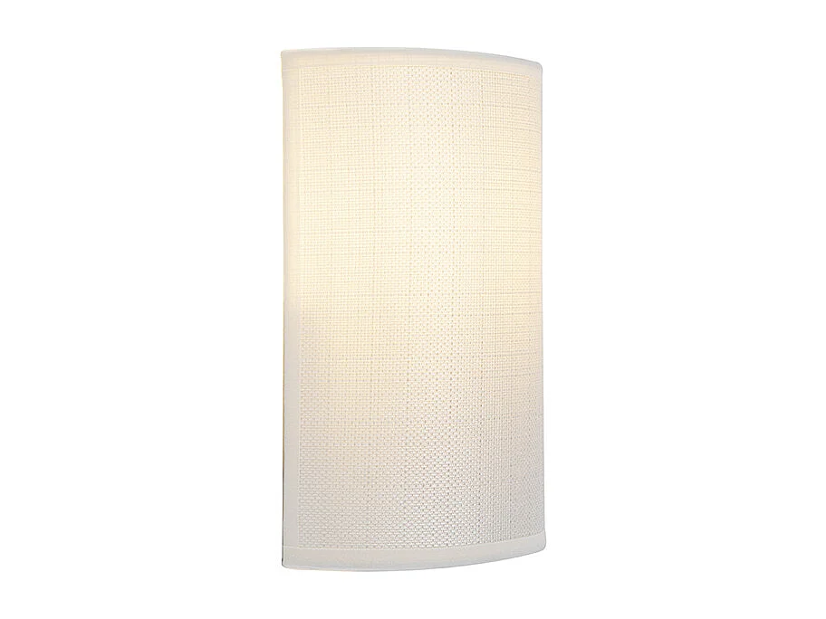 Applique murale moderne blanche - Simple Drum Jute
