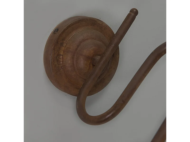 Applique industrielle rouille avec intérieur doré - Usine