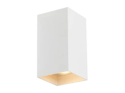 Applique murale carrée design blanche - Sabbir