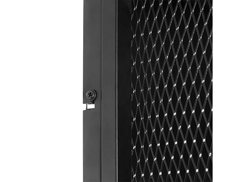 Applique murale industrielle noire avec grille - Cage
